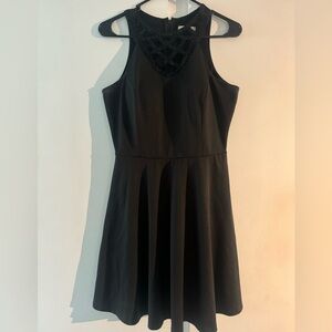 Party Black Dress - beaded detail